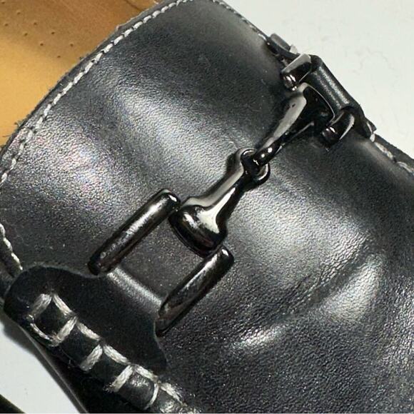 FootJoy FJ Men’s Size 9.5 Waxy Black Leather Club Casuals Loafers Golf Shoes main image 10